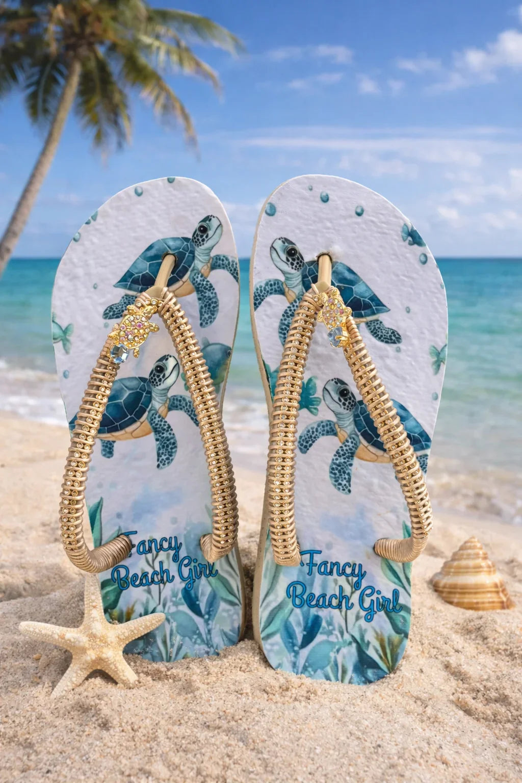 Custom Bling Flip-Flops – Handmade Resort Sandals