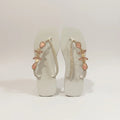 Havaianas Slim White – Blush Crystal Garden Custom